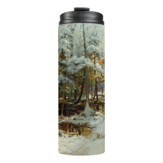  Quiet Winter Afternoon by William Bliss Baker  Thermal Tumbler (Front)