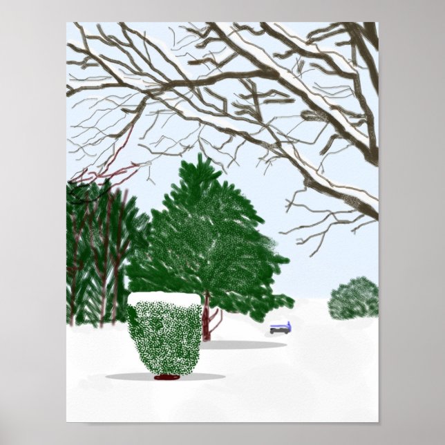Quiet Winter Day Poster (Front)