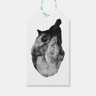 quiet winter drape gift tags
