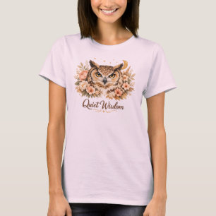 Quiet Wisdom Owl T-Shirt