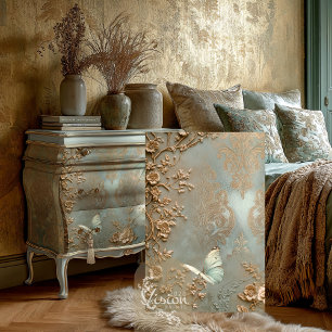 Quiet yearning Baroque Butterfly Floral Vines Tissue Paper