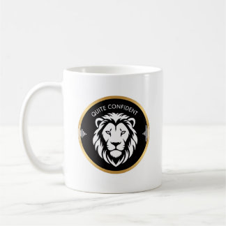 Quietly Confident – Minimal Typography Design for Coffee Mug