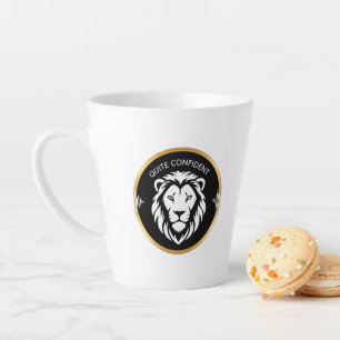 Quietly Confident – Minimal Typography Design for Latte Mug