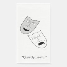 “Quietly Useful” Theatre Masks Towel