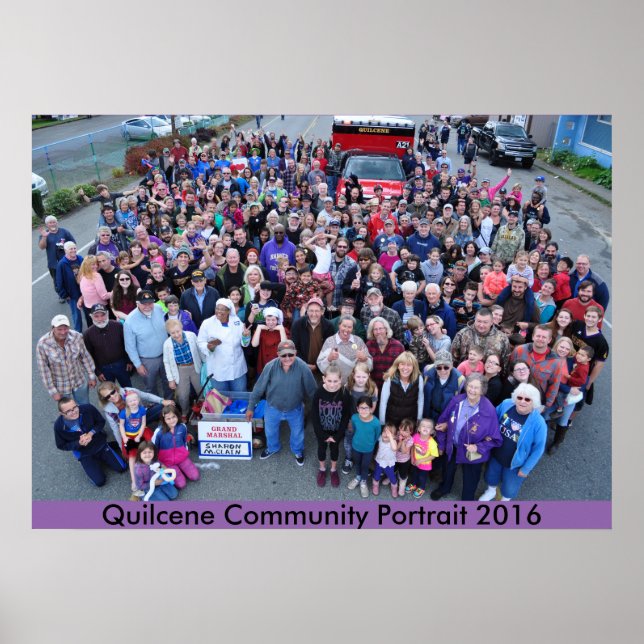 Quilcene Community Portrait 2016 Poster (Front)