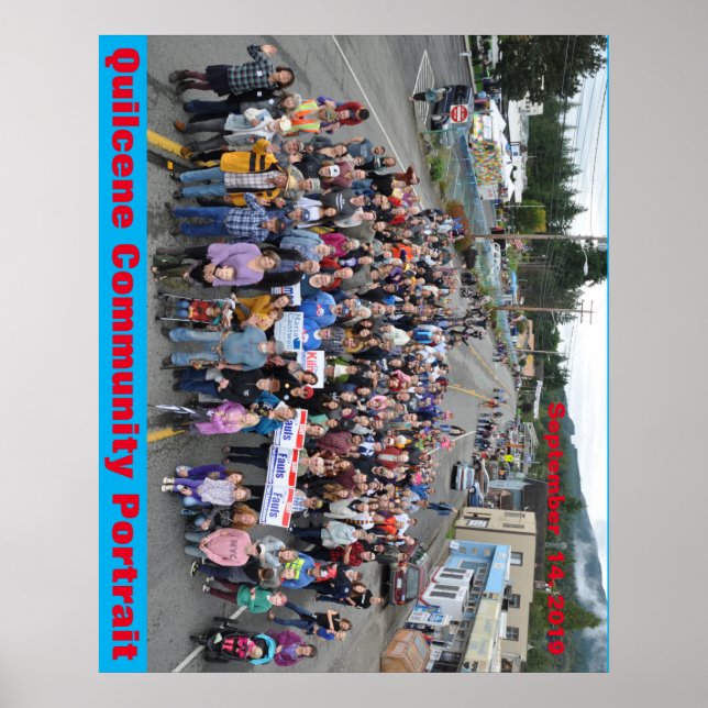 Quilcene Community Portrait 2019 Poster (Front)