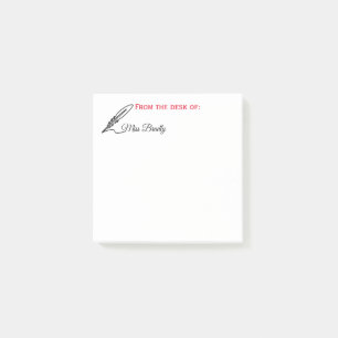 Quill -From the Desk of Custom Post-it Notes