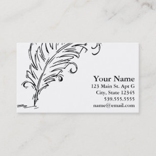 Quill Pen Business Card