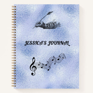 "Quill Pen" Old Fashioned Style Hardcover Journal