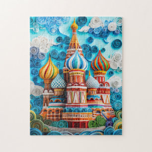 Quilling Onion Domes in Moscow Jigsaw Puzzle