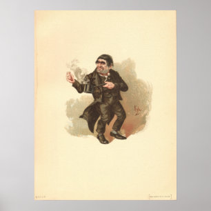 Quilp by Kyd from Dickens' The Old Curiosity Shop Poster