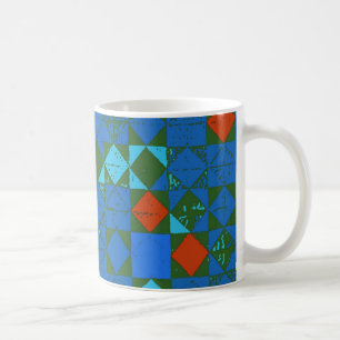 Quilt Abstract (No. 0712) Coffee Mug
