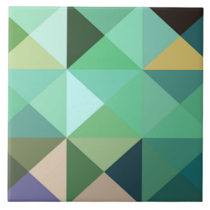 Quilt Aqua 1 Trivet Tile