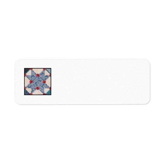 Quilt Block L Return Address Labels (Front)