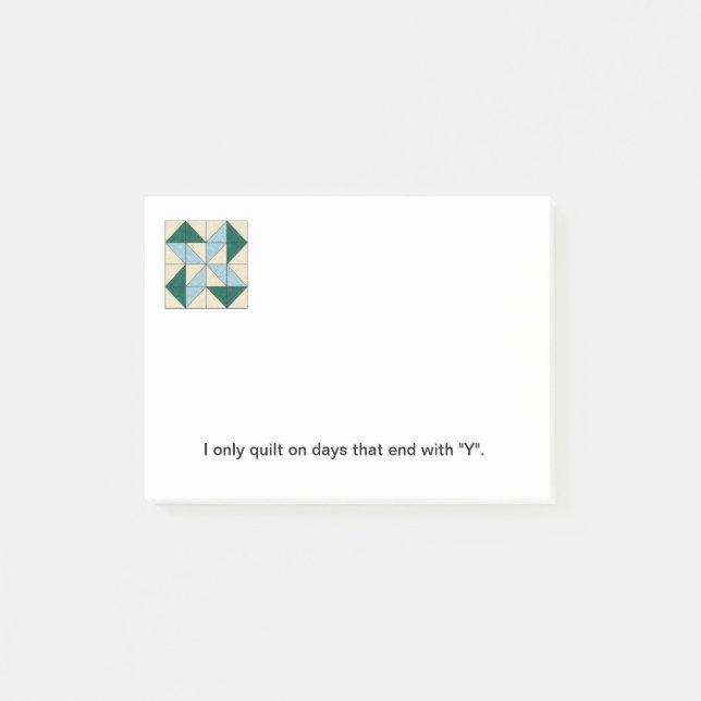 Quilt Block Notes G (Front)