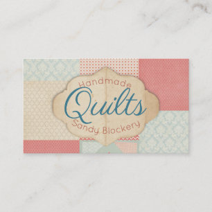 quilt blocks quilting crafts quilter business card