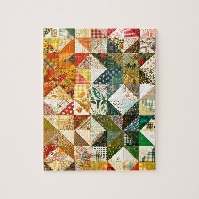 Quilt Jigsaw Puzzle (Vertical)