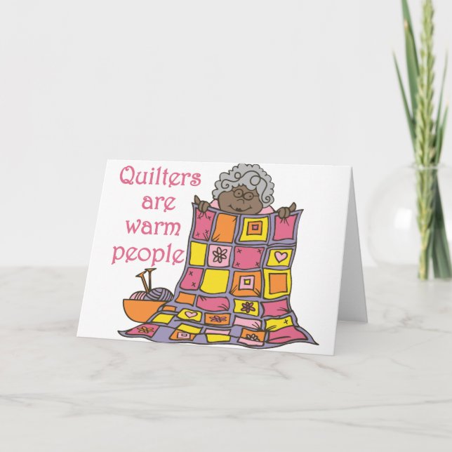 Quilt Lady Card (Front)