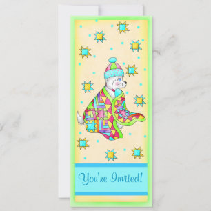 Quilt Lover Dog Invitation Customisable
