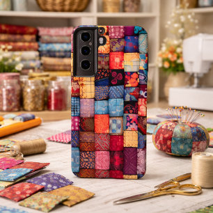 Quilt Lover’s Design - Patchwork Art Samsung Galaxy Case