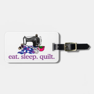 Quilt (Machine) Luggage Tag
