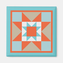 Quilt Magnet - Martha Washington Star