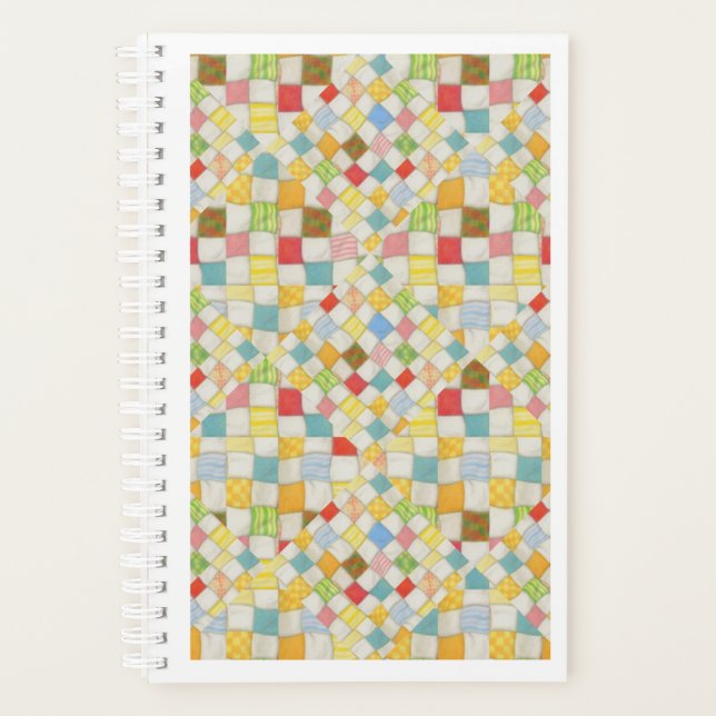QUILT MOSAIC 5.5x8.5 Planner / Calendar (Front)