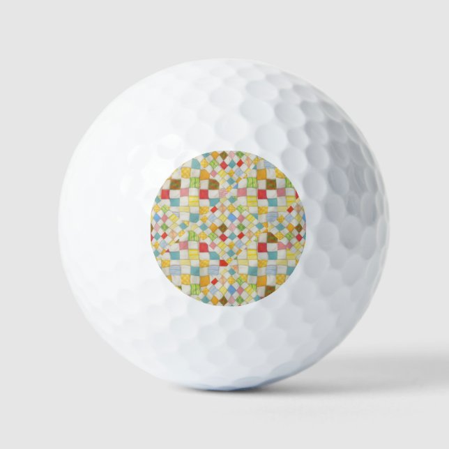 QUILT MOSAIC Golf Balls (Front)