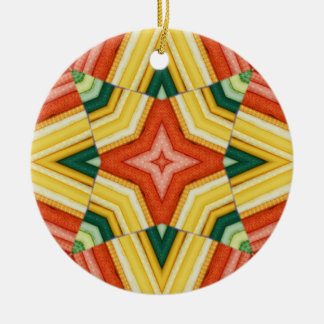 Quilt Ornament - Can Add Text or Photo Back Side
