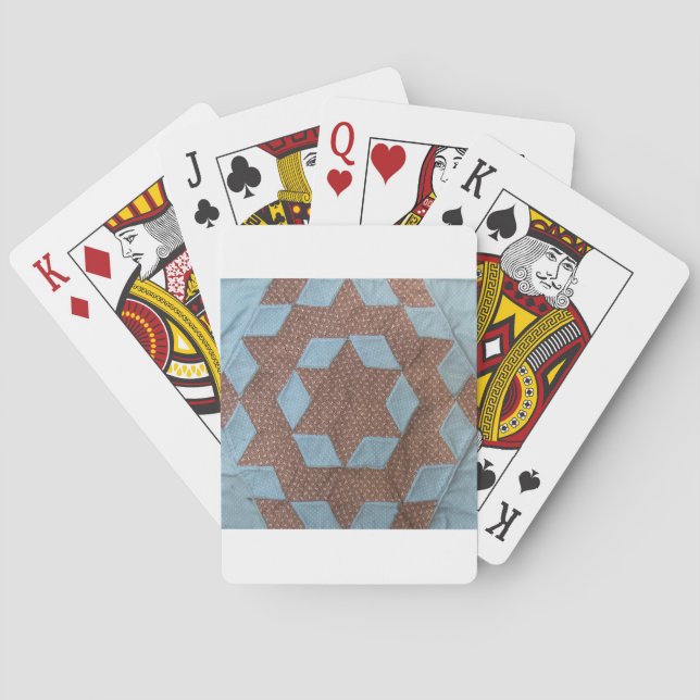 Quilt Pattern - Castle Playing Cards (Back)