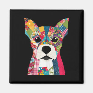Quilt Pattern Dog For Quilting Lover Quilter Sewin Magnet