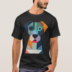 Quilt Pattern Dog For Quilting Lover Quilter Sewin T-Shirt