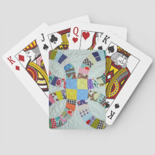 Quilt pattern playing cards