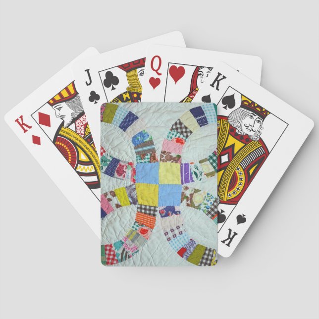 Quilt pattern playing cards (Back)