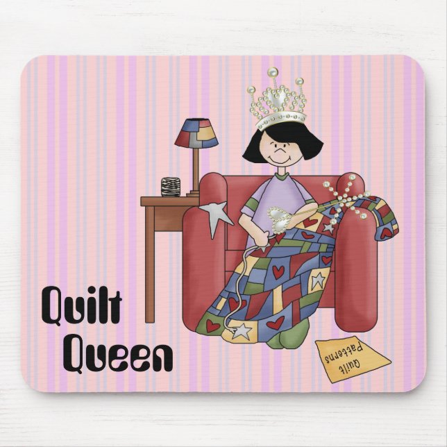 Quilt  Queen  #2Mouse Pad Mouse Mat (Front)