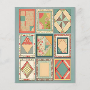 Quilt Scrapbook Decoupage Paper