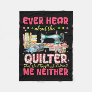 Quilt Sewing Machine Quilter Too Much Fabric Quilt Fleece Blanket