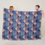 Quilt Square Pattern Fleece Blanket<br><div class="desc">Quilt Square Pattern</div>