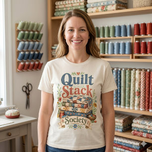 Quilt Stack Society Cottagecore Sewing T-Shirt