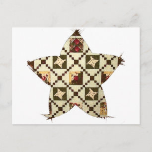 Quilt Star Postcard