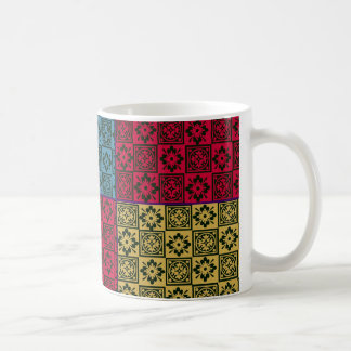 Quilted Block Print Mug