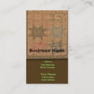 Quilted Business Card