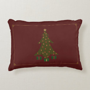 Quilted Christmas Accent Pillow