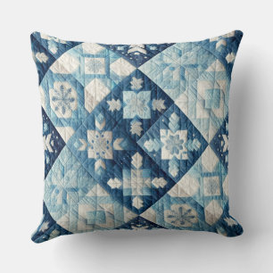 Quilted Christmas Design Cushion