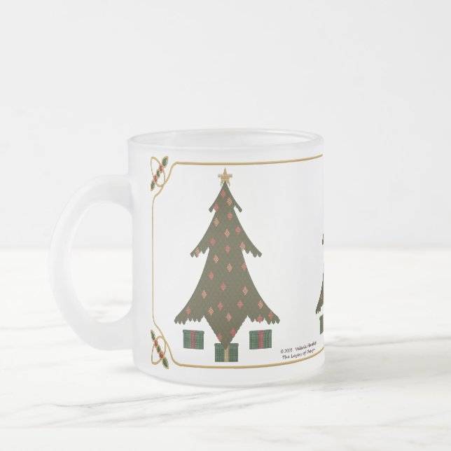Quilted Christmas Mug (Left)
