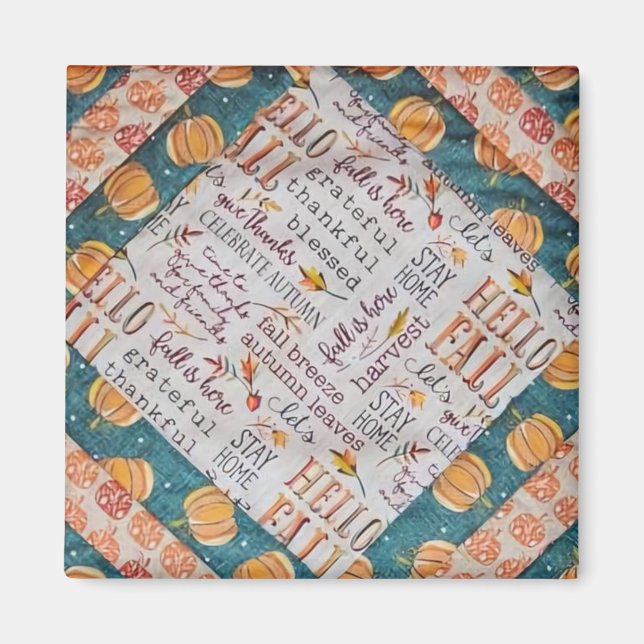 Quilted Fall Magnet (Front)