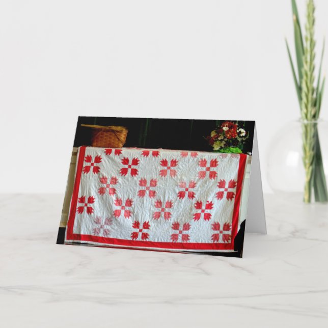 Quilted Family Treasure's Greeting Card (Front)