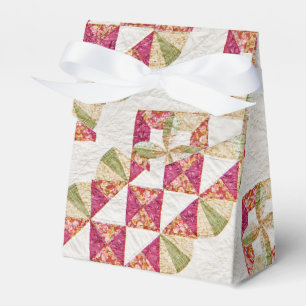 Quilted faux Gift box
