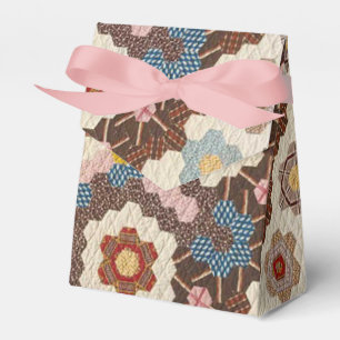 Quilted faux Gift box