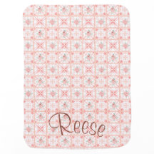Quilted Floral Baby Blanket